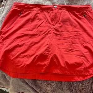 Title Nine Red Swim Skirt